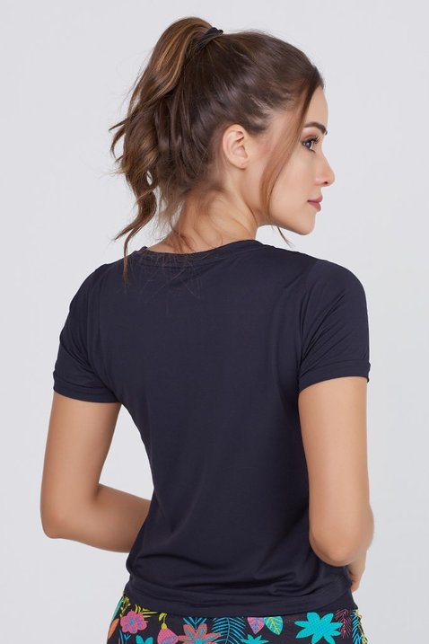 t shirts fitness feminina preta cropped ultracool fit epulari ep002pr costas