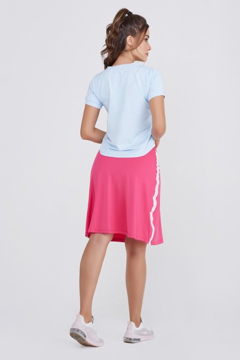 shorts saia fitness rosa poliester uv50 epulari ep012rn costas 1