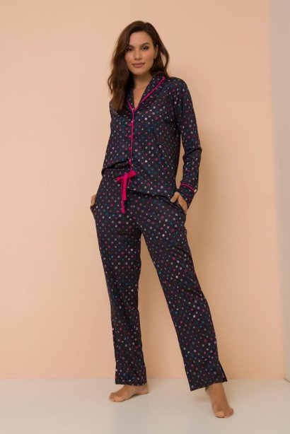 pijama conjunto manga longa com calca juliete pj002 1