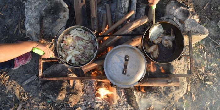 Comidas para acampamento: lanches, almoço e jantar!