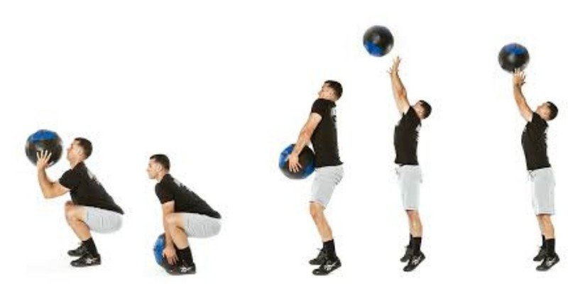 exercícios de agachamento com bola