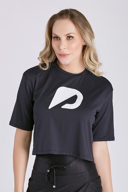 t shirt blusa preta feminina de academia em poliamida com estampa exclusiva na frente epulari 5
